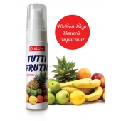 Гель-смазка Tutti-frutti со вкусом тропических фруктов - 30 гр. - Биоритм - купить с доставкой в Ачинске