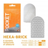 Карманный мастурбатор HEXA-BRICK - Tenga - в Ачинске купить с доставкой