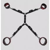 Изысканный набор фиксаций на кровати Reversible Under Mattress Restraint Set - Fifty Shades of Grey - купить с доставкой в Ачинске