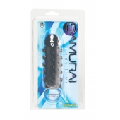 Дымчатая стимулирующая насадка с закрытой головкой SAMURAI PENIS SLEEVE BLACK - 14,5 см. - NMC - в Ачинске купить с доставкой