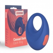 Синее эрекционное кольцо RRRING Casual Date Cock Ring - FeelzToys - в Ачинске купить с доставкой
