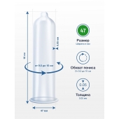 Презервативы MY.SIZE размер 47 - 3 шт. - My.Size - купить с доставкой в Ачинске