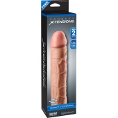 Телесная насадка Fantasy X-tensions Perfect 2  Extension - 20,3 см. - Pipedream - в Ачинске купить с доставкой
