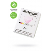 Супертонкие презервативы Masculan Pur - 3 шт. - Masculan - купить с доставкой в Ачинске