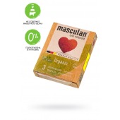 Экологически чистые презервативы Masculan Organic - 3 шт. - Masculan - купить с доставкой в Ачинске