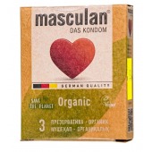 Экологически чистые презервативы Masculan Organic - 3 шт. - Masculan - купить с доставкой в Ачинске