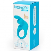 Голубое эрекционное виброкольцо Happy Rabbit Rechargeable Rabbit Cock Ring - Happy Rabbit - в Ачинске купить с доставкой