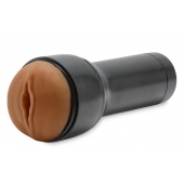 Коричневый мастурбатор-вагина Feel Stroker - Kiiroo - в Ачинске купить с доставкой