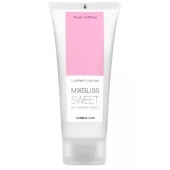 Смазка на водной основе Mixgliss Sweet с ароматом бабл-гам - 70 мл. - Mixgliss - купить с доставкой в Ачинске