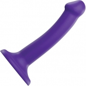 Фиолетовый фаллоимитатор-насадка Strap-On-Me Dildo Dual Density size S - 17 см. - Strap-on-me - купить с доставкой в Ачинске
