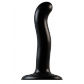 Черный фаллоимитатор-насадка Strap-On-Me P G spot Dildo size S - 16,4 см. - Strap-on-me - купить с доставкой в Ачинске