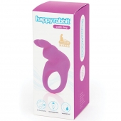 Фиолетовое эрекционное виброкольцо Happy Rabbit Rechargeable Rabbit Cock Ring - Happy Rabbit - в Ачинске купить с доставкой