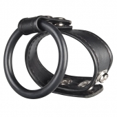 Двойное кольцо выносливости на пенис DUAL STAMINA RING - BlueLine - в Ачинске купить с доставкой