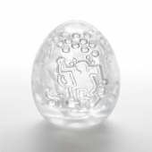 Мастурбатор-яйцо Keith Haring EGG DANCE - Tenga - в Ачинске купить с доставкой