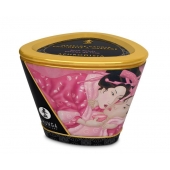Массажная свеча Rose Petals с ароматом розы - 170 мл. - Shunga - купить с доставкой в Ачинске