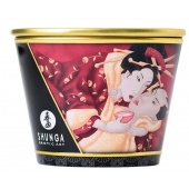 Массажная  свеча Sparkling Strawberry Wine с ароматом клубничного вина - 170 мл. - Shunga - купить с доставкой в Ачинске