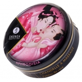 Массажная свеча Rose Petals с ароматом розы - 30 мл. - Shunga - купить с доставкой в Ачинске