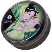 Массажная свеча Exotic Green Tea с ароматом зелёного чая - 30 мл. - Shunga - купить с доставкой в Ачинске