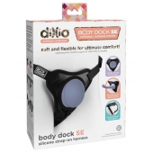 Черные трусики для страпона Body Dock SE на регулируемых ремнях - Pipedream - купить с доставкой в Ачинске