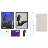 Черный анальный вибратор We-Vibe Vector+ - We-vibe - в Ачинске купить с доставкой