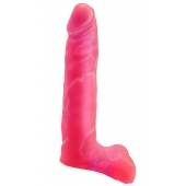 Розовая насадка-фаллос для трусиков Harness - 16,5 см. - LOVETOY (А-Полимер) - купить с доставкой в Ачинске
