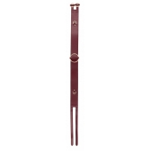 Бордовый ремень Halo Waist Belt - размер L-XL - Shots Media BV - купить с доставкой в Ачинске