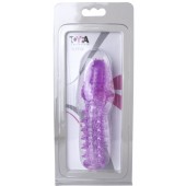 Фиолетовая насадка, удлиняющая половой член - 13,5 см. - Toyfa Basic - в Ачинске купить с доставкой