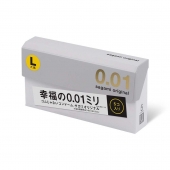 Презервативы Sagami Original 0.02 L-size увеличенного размера - 5 шт. - Sagami - купить с доставкой в Ачинске