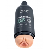 Телесный мастурбатор-вагина Shower Therapy Milk Me Honey - Pipedream - в Ачинске купить с доставкой