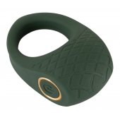 Зеленое эрекционное виброкольцо Luxurious Vibro Cock Ring - Orion - в Ачинске купить с доставкой