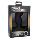 Черный вибромассажер простаты Nexus G-Rider+ - 12,6 см. - Nexus Range - в Ачинске купить с доставкой