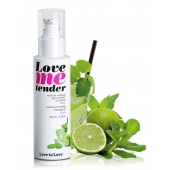 Съедобное согревающее массажное масло Love Me Tender Mojito с ароматом мохито - 100 мл. - Love to Love - купить с доставкой в Ачинске