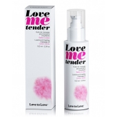 Съедобное согревающее массажное масло Love Me Tender Cotton Candy с ароматом сладкой ваты - 100 мл. - Love to Love - купить с доставкой в Ачинске