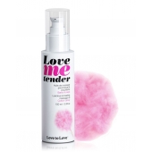 Съедобное согревающее массажное масло Love Me Tender Cotton Candy с ароматом сладкой ваты - 100 мл. - Love to Love - купить с доставкой в Ачинске