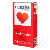 Презервативы Masculan Sensitive plus - 10 шт. - Masculan - купить с доставкой в Ачинске