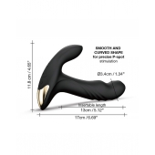 Черный вибромассажер простаты Multi P-Joy с 3 моторами - Dorcel - в Ачинске купить с доставкой