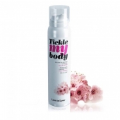 Массажная хрустящая пенка Tickle My Body Cherry Blossom с ароматом вишневого цвета - 150 мл. - Love to Love - купить с доставкой в Ачинске