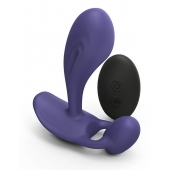 Темно-синий вибромассажер Witty P G Vibrator with Remote Control - Love to Love - в Ачинске купить с доставкой