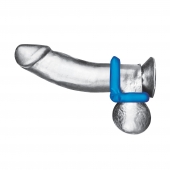 Комплект из 2 эрекционных колец-восьмерок 2-Pack Duo Cock And Ball Stamina Enhancement Ring - BlueLine - в Ачинске купить с доставкой