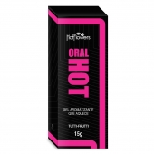 Гель для оральных ласк Oral Hot с согревающим эффектом - 15 гр. - HotFlowers - купить с доставкой в Ачинске