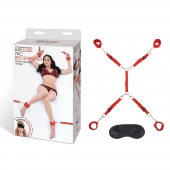 Красная фиксация на матрас Classic Bedspreader - Lux Fetish - купить с доставкой в Ачинске