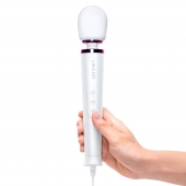 Белый проводной вибратор Le Wand Petite Vibrating Massager - 25 см. - Le Wand