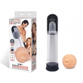 Автоматическая вакуумная помпа-мастурбатор Blowjob Auto Sucker Penis Enlarger Pump - Lux Fetish - в Ачинске купить с доставкой
