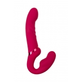 Малиновый безремневой страпон Lapis - 23 см. - Lovense - купить с доставкой в Ачинске