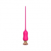 Розовый тонкий стимулятор Nipple Vibrator - 23 см. - I-MOON - купить с доставкой в Ачинске