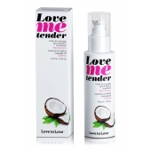 Съедобное согревающее массажное масло Love Me Tender Cocos с ароматом кокоса - 100 мл. - Love to Love - купить с доставкой в Ачинске