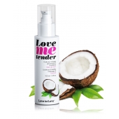 Съедобное согревающее массажное масло Love Me Tender Cocos с ароматом кокоса - 100 мл. - Love to Love - купить с доставкой в Ачинске