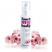 Силиконовый лубрикант 2-в-1 Touch My Body с ароматом вишнёвого цвета - 100 мл. - Love to Love - купить с доставкой в Ачинске