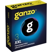 Презервативы увеличенного размера Ganzo XXL - 3 шт. - Ganzo - купить с доставкой в Ачинске