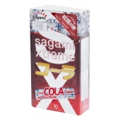 Ароматизированные презервативы Sagami Xtreme COLA - 10 шт. - Sagami - купить с доставкой в Ачинске